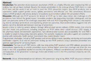 医疗科研新突破 | 菁易科研解读：PrEP选择与创新如何革新HIV预防？